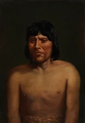 Araukanischer Mann, ca. 1890-1892