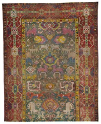 Armenischer Kouba-Teppich, Teil, 19. Jahrhundert, 1928