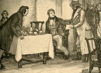 Verhaftung des irischen Politikers und Abgeordneten Daniel O