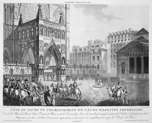 Ankunft in Notre Dame, 2. Dezember 1804, 19. Jahrhundert