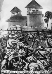 Angriff auf ein Fort, Januar 1897, ca. 1910