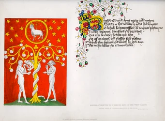 Banner und Gedicht, 15. Jahrhundert, 1840