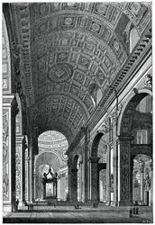 Basilika St. Peter, Rom, 1870