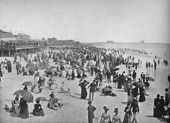 Strand in Atlantic City, New Jersey, um 1897