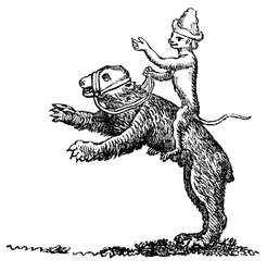 Bär und Affe, 13. Jahrhundert, 1833