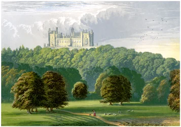 Belvoir Castle, Leicestershire, Heimat des Herzogs von Rutland, ca. 1880