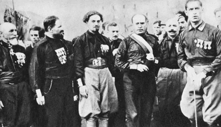 Benito Mussolini 1883-1945 italienischer faschistischer Diktator, 1922