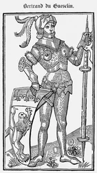 Bertrand du Guesclin aus Le Livre des faits de messire Bertrand du Guesclin, 1487