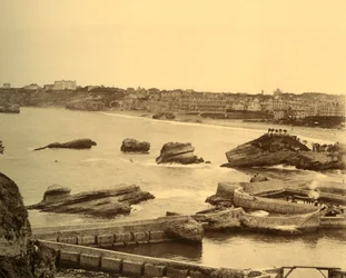 Biarritz - Gesamtansicht von der Atalaye, ca. 1930