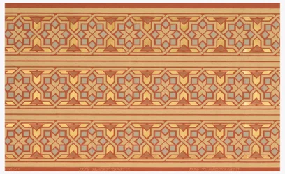 Bordüre, maurisch, 1875–1906