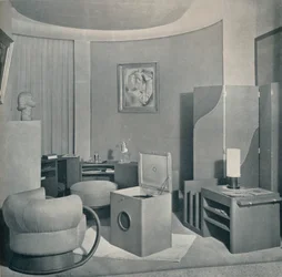 Boudoir aus dem Salon des Artistes Decorateurs, von DIM