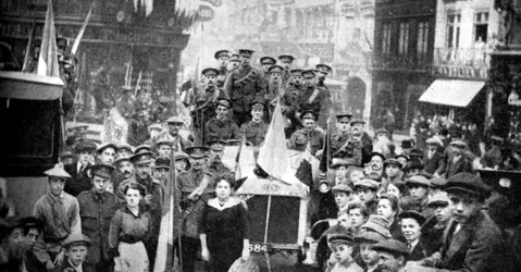 Britische Expeditionsstreitkräfte in Rouen, Frankreich, Erster Weltkrieg