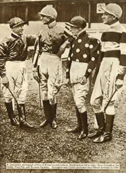 Britische Jockeys, 1934