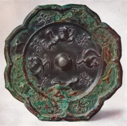Bronzespiegel: Tang-Dynastie, 618-907