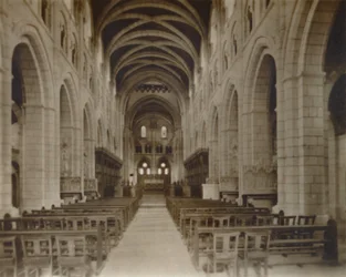 Buckfast Abbey Kirche, Innenraum, spätes 19. - frühes 20. Jahrhundert