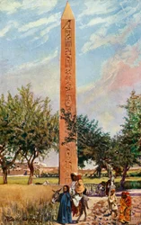 Kairo: Der Obelisk von Eliopolis, ca. 1918-ca. 1939