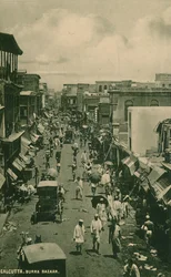 Kalkutta. Burra Bazaar, 1910
