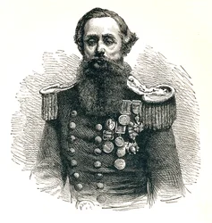 Kapitän Cowper Phipps Coles, 1819-1870, englischer Marinekapitän und Erfinder, 1893