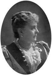 Caroline Lavinia Scott Harrison, Ehefrau von Präsident Benjamin Harrison, spätes 19. Jahrhundert, 1908