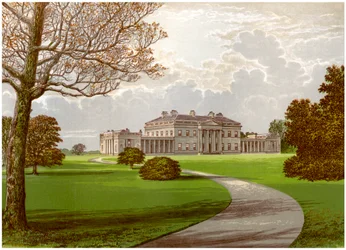 Castle Coole, Enniskillen, County Fermanagh, Heim des Earl of Belmore, ca. 1880