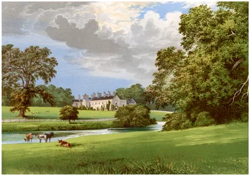 Schloss MacGarrett, County Mayo, Irland, Heimat von Lord Oranmore, ca. 1880