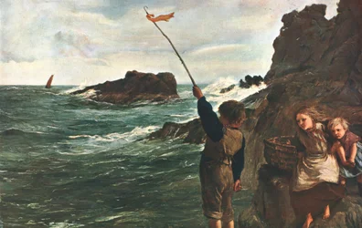 Von der Flut erfasst, ca. 1869, ca. 1902