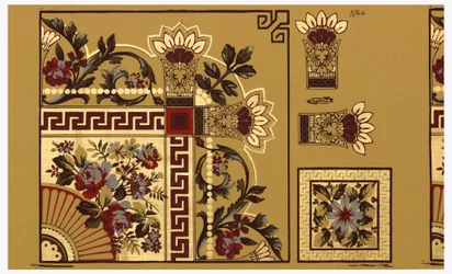 Deckenbordüre (USA), 1875–1906