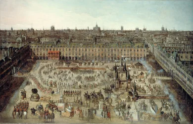 Feier des Ehevertrags zwischen Ludwig XIII. und Anna von Österreich