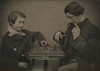 Schachspieler, 1850er Jahre