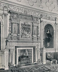 Kamin in Audley End, 1927