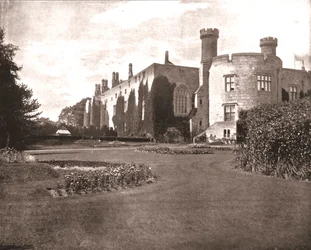 Chirk Castle, Chirk, Wrexham, Wales, 1894