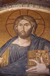 Chora-Kirche-Museum: Jesus Pantokrator Mosaik, Istanbul, Türkei