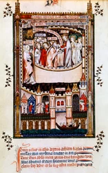 Christus gibt St. Denis die Kommunion, 1317
