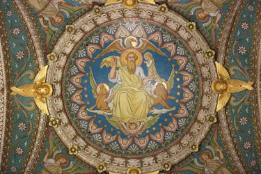 Christus in Majestät und Tetramorph, Basilika Notre-Dame de Fourvière, Lyon