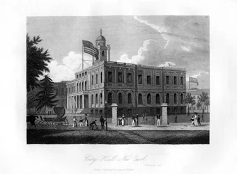 Rathaus, New York, 1855
