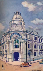 Zentrale der Zivilpolizei, Rio, 1914