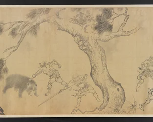 Räumung eines Bergwaldes, 15. Jahrhundert