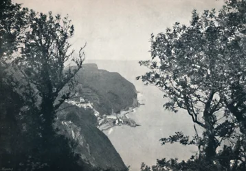 Clovelly - Blick von Hobby Drive, 1895
