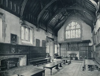 College Hall, Blick nach Westen, 1926