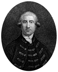 Oberst James Gardiner 1688-1745, schottischer Soldat, 1837