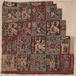 Eckfragment, wahrscheinlich von einer Tunika, 700-1100 n. Chr.