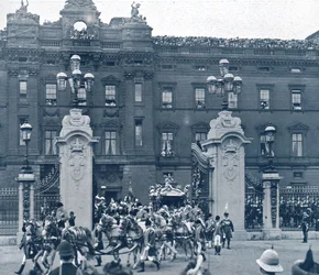 Krönung von König Georg V. und Königin Maria, London, 1911.