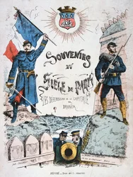 Titelblatt für Souvenirs du Siège de Paris, 1870-1871