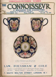 Titelblatt von The Connoisseur, Dezember 1921