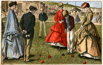 Croquet, 19. Jahrhundert