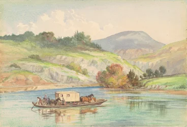 Überquerung des James River, 1878
