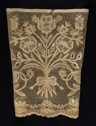 Manschette mit Blumenranken, 19. Jahrhundert