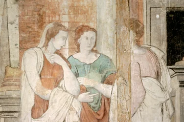 Amor und Psyche Wandgemälde, Hill Hall, Theydon Mount, Essex
