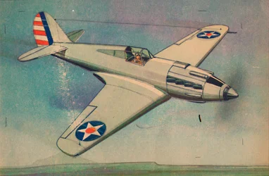 Curtis X.P.40 Jagdflugzeug, ca. 1944