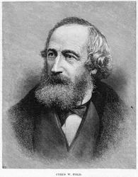 Cyrus W. Field, amerikanischer Finanzier, 19. Jahrhundert